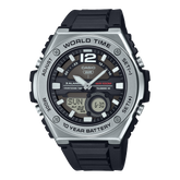 Casio,Men's Watch Digital, Brown Dial Black Resin Band, MWQ-100-1AVDF